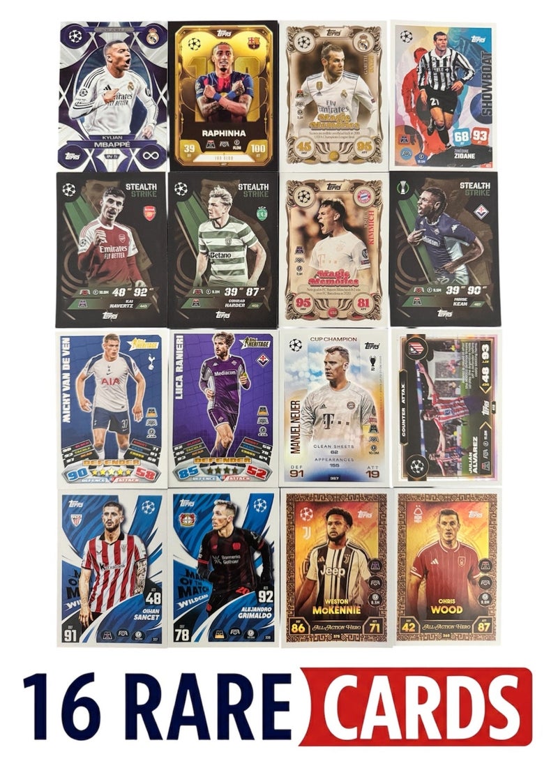 Topps Match Attax 25/26 - Bundle 46 Cards including Mbappe & Zidane - Image 2
