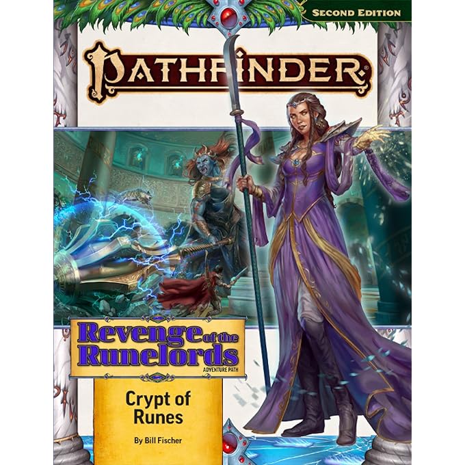 Pathfinder Adventure Path: Crypt of Runes | Revenge of the Runelords Book 2 of 3 for Mythic Tabletop RPG Gaming