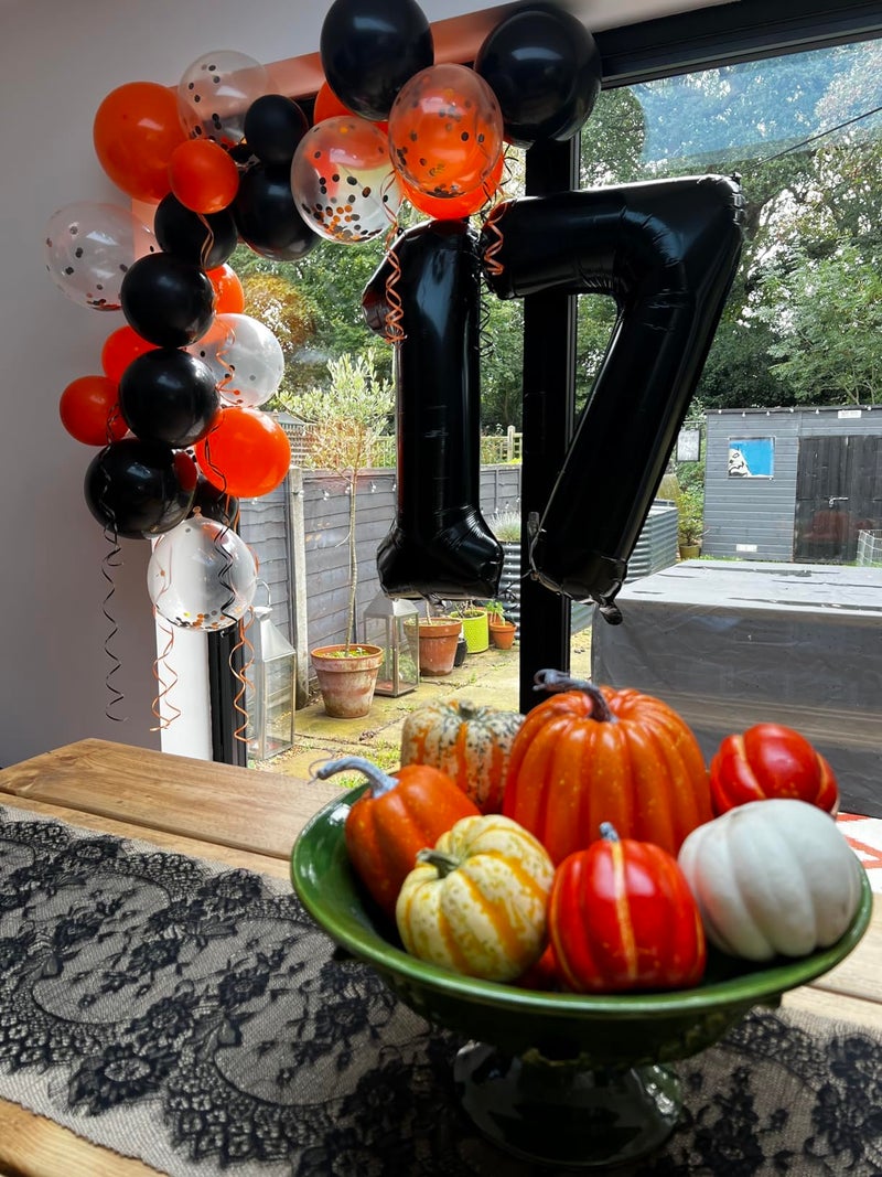 Mluchee Number Balloons Black 1 Balloon for Birthday Party, One Happy Birthday Decorations, 40 Inch Large One Balloon for 1st Girl Boy Baby Shower 10 11 15 16 18 21 Photo Shoot - Image 3