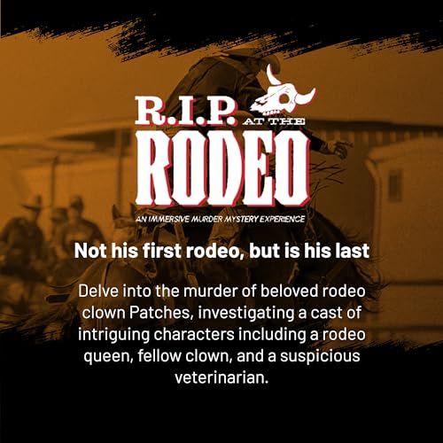 Hunt A Killer: R.I.P at The Rodeo, Solve The Murder of a Rodeo Clown in an Immersive True Crime Experience, A Halloween Mystery Party Game for Adults and Great Ideas, for Ages 14+ - Image 3