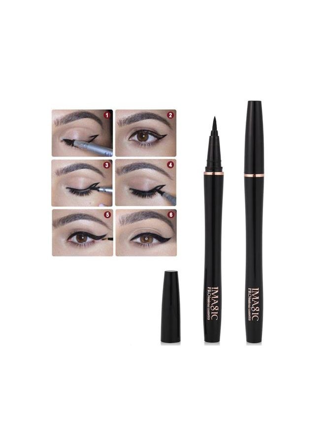 Generic - Eyeliner Pencil, Imagic Waterproof Long-Lasting White Eyeliner Eyeliner Eye Liners Eyeliner Pencil Black Eye Makeup,Vegan Smokey Eye Pencil For Eyeliner & Cruelty-Free Black - Image 1