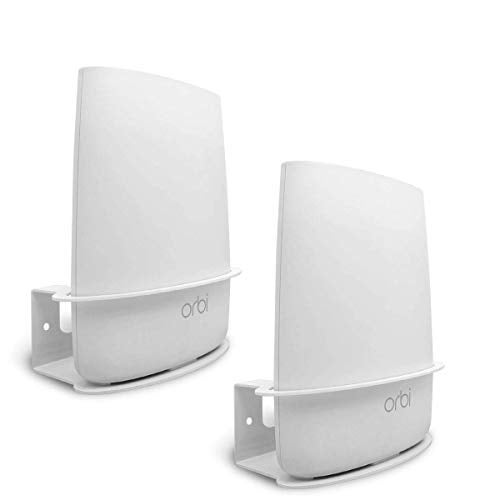 UE Sturdy Wall Mount Bracket for NETGEAR ORBI RBS40, RBK40, RBS50, RBK50, AC2200, AC3000 Tri Band Home WiFi Router- (Pack of 2 Pcs) (Metal) - Image 1
