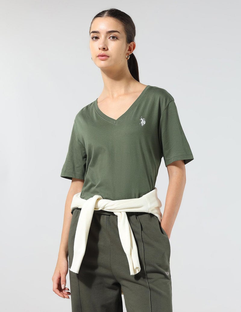 U.S. Polo Assn. Basic OPP V Neck Tshirt - Image 2
