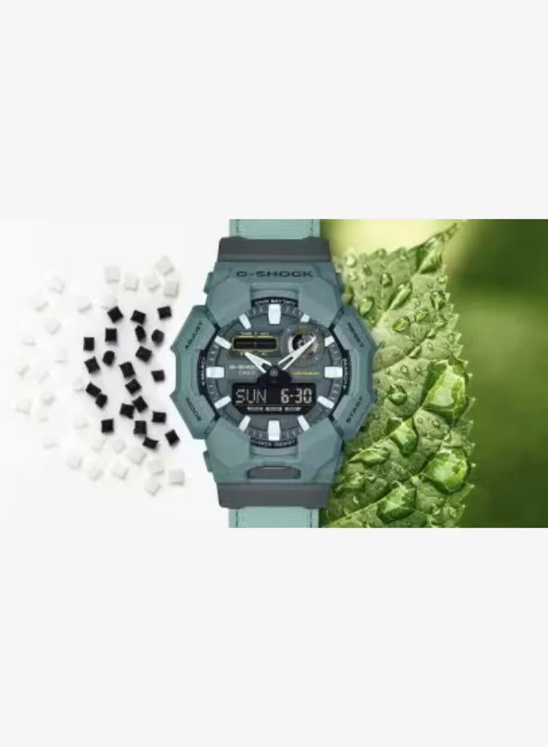 G-shock Men's Analog-Digital Display Watch With Green Resin Strap - GA-010CE-2ADR