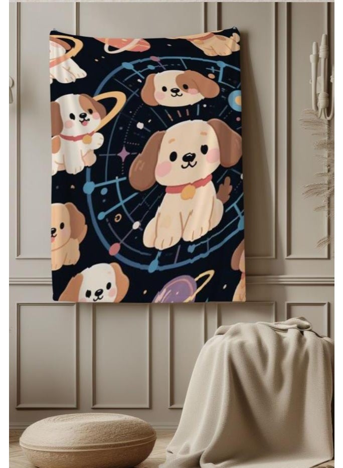 عام بطانية رقيقة من الفانيلا الكرتونية للأطفال والرضع (دافئة ومريحة، ومناسبة للنوم والألعاب) 70 سم * 100 سم - Image 1