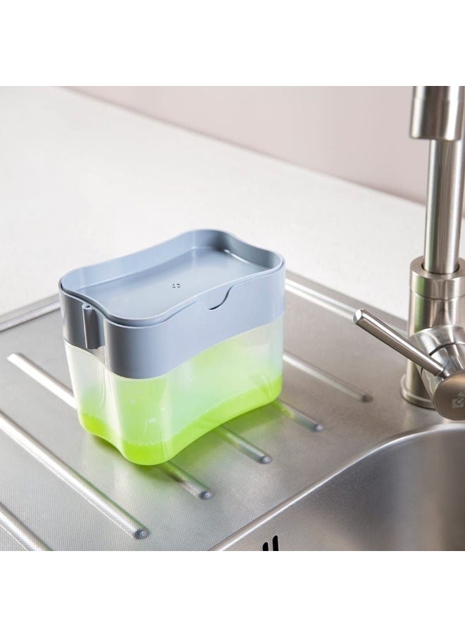 DANUBE HOME Danube Home Danube Essential Soap Dispenser With Sponge Durable And Stylish Convenient Design For Easy Soap Dispensing And Cleaning Perfect For Kitchen Bathroom Or Office Use 14 X 7 X 10.5 Cm  - Image 5