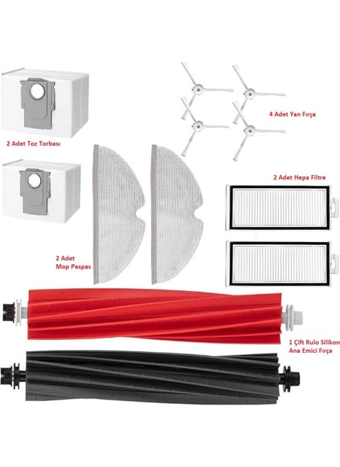 Lin Group Roborock Q5 Pro/q5 Pro Plus/q8 Max/q8 Max Plus Compatible Replacement Set