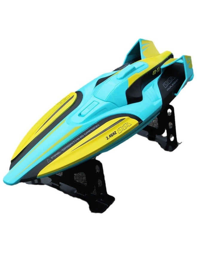 S1 Remote Control Boat Wireless Electric Long Endurance High Speed 2.4G Speedboat Water Boat Model Children's Toy Large-color:S1-High Speed Boat-Starry Sky Silver-Specifications:Four Battery Package-three Backup Batteries - Image 5