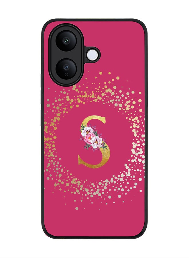 Stylizedd غطاء لجهاز vivo V60 Lite 5G / V60 Lite 4G، حماية كاميرا رفيعة، غطاء هاتف مضاد للصدمات - تصميم مخصص مزخرف - S (وردي غامق) - Image 1