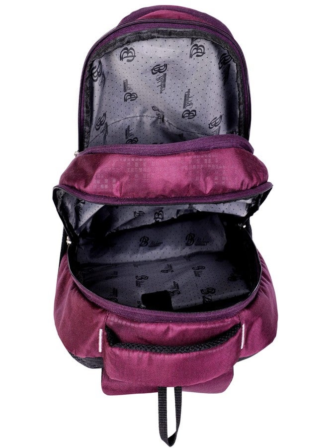 perfect star Casual Backpack Laptop Bag Travel Backpack Office Bag College Bag School Bag (Purple) - Image 2