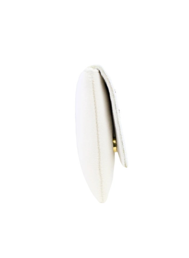 Dollar's Fashion Elegant Women’s Suede Clutch, Stylish Handheld Purse for Casual Party Travel, Lightweight Everyday Fashion Accessory, Trendy Shopping Bag and Elegant Gift Option (Cream) - Image 3