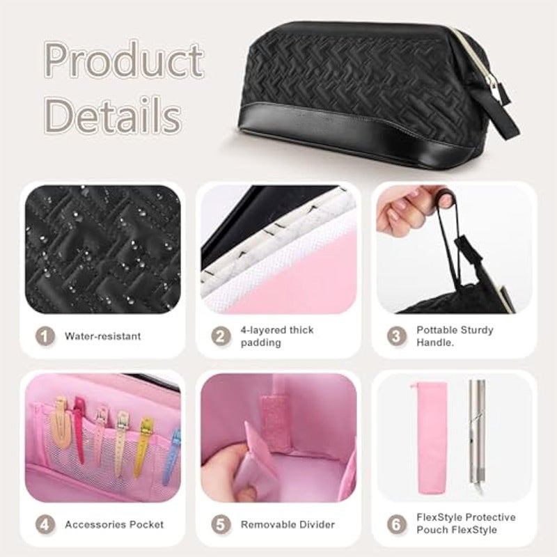 New Fashion Portable Travel Hair Dryer Bag Carrying Case Hair Dryer Storage Bag Carry on Travel Items Organizer - Image 3