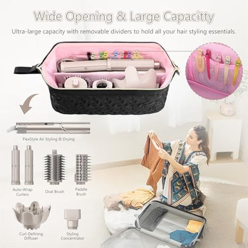 New Fashion Portable Travel Hair Dryer Bag Carrying Case Hair Dryer Storage Bag Carry on Travel Items Organizer - Image 4