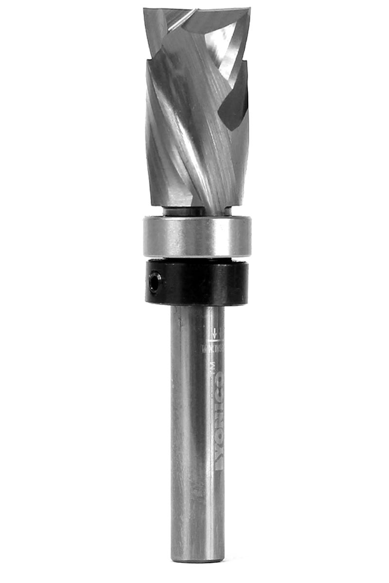 Yonico Flush Trim Router Bits Pattern Bit Compression Ultra-Performance Top Bearing 1/4-Inch Shank 33208q - Image 5