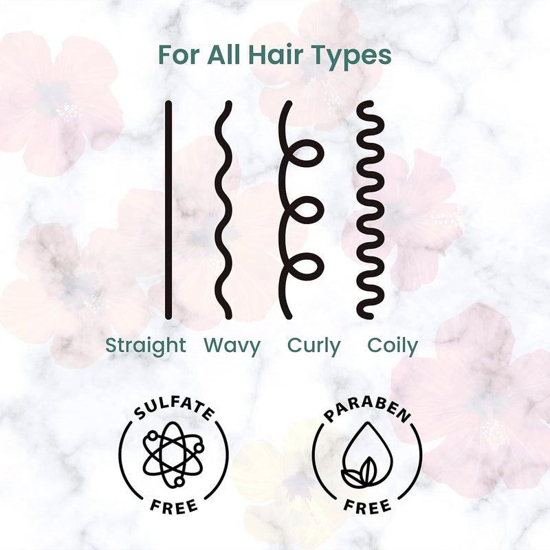 Barva Nourishing Natural Hair Conditioner For Dry Frizzy Hair Coloured Hair SLS Paraben Free Contains Aloe Vera Hibiscus Extracts 50ml - Image 5