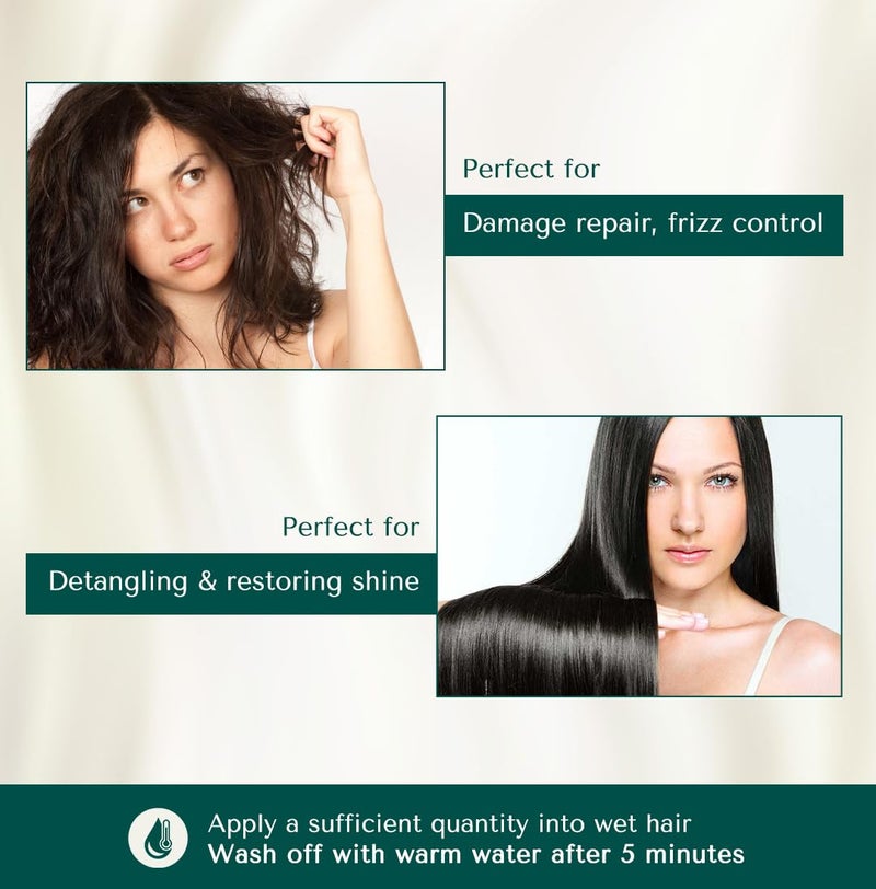 Barva Nourishing Natural Hair Conditioner For Dry Frizzy Hair Coloured Hair SLS Paraben Free Contains Aloe Vera Hibiscus Extracts 50ml - Image 3