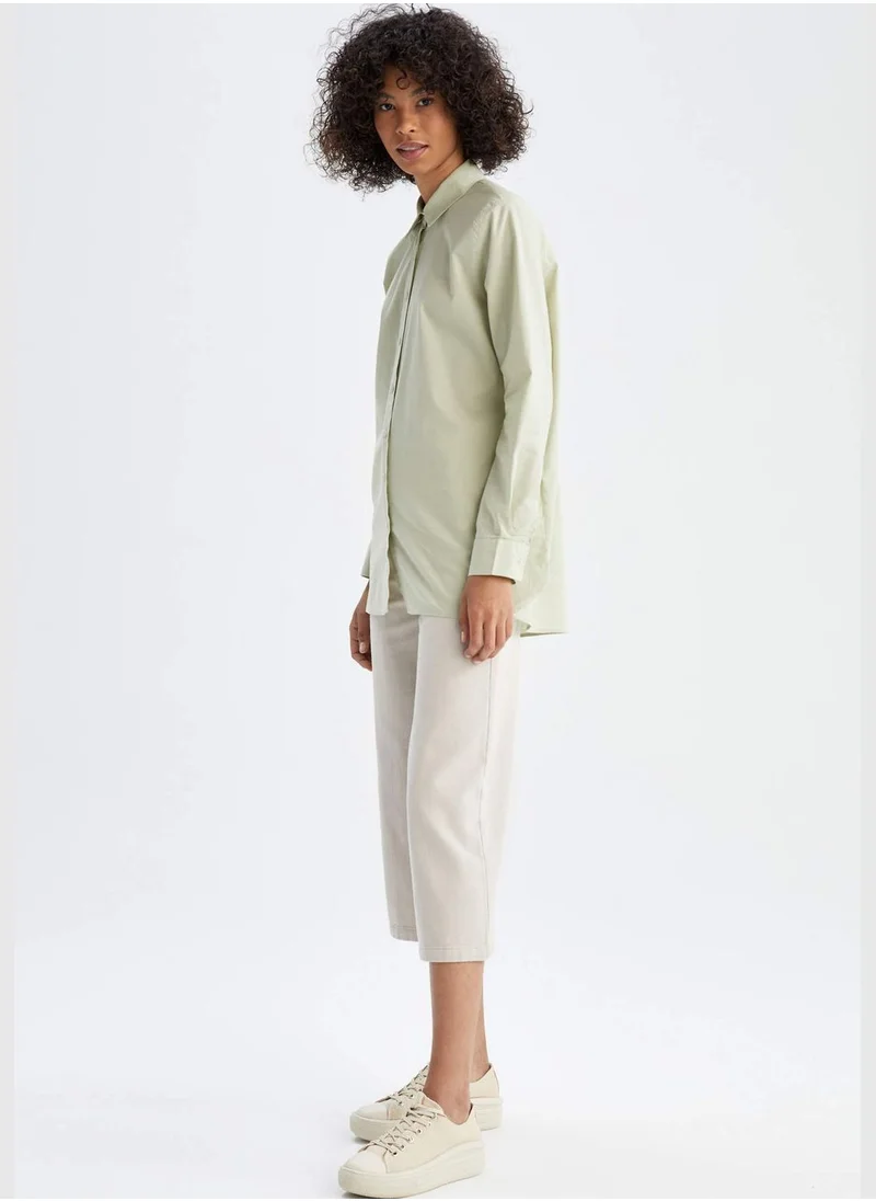 ديفاكتو Woman Crop Wide Leg Trousers
