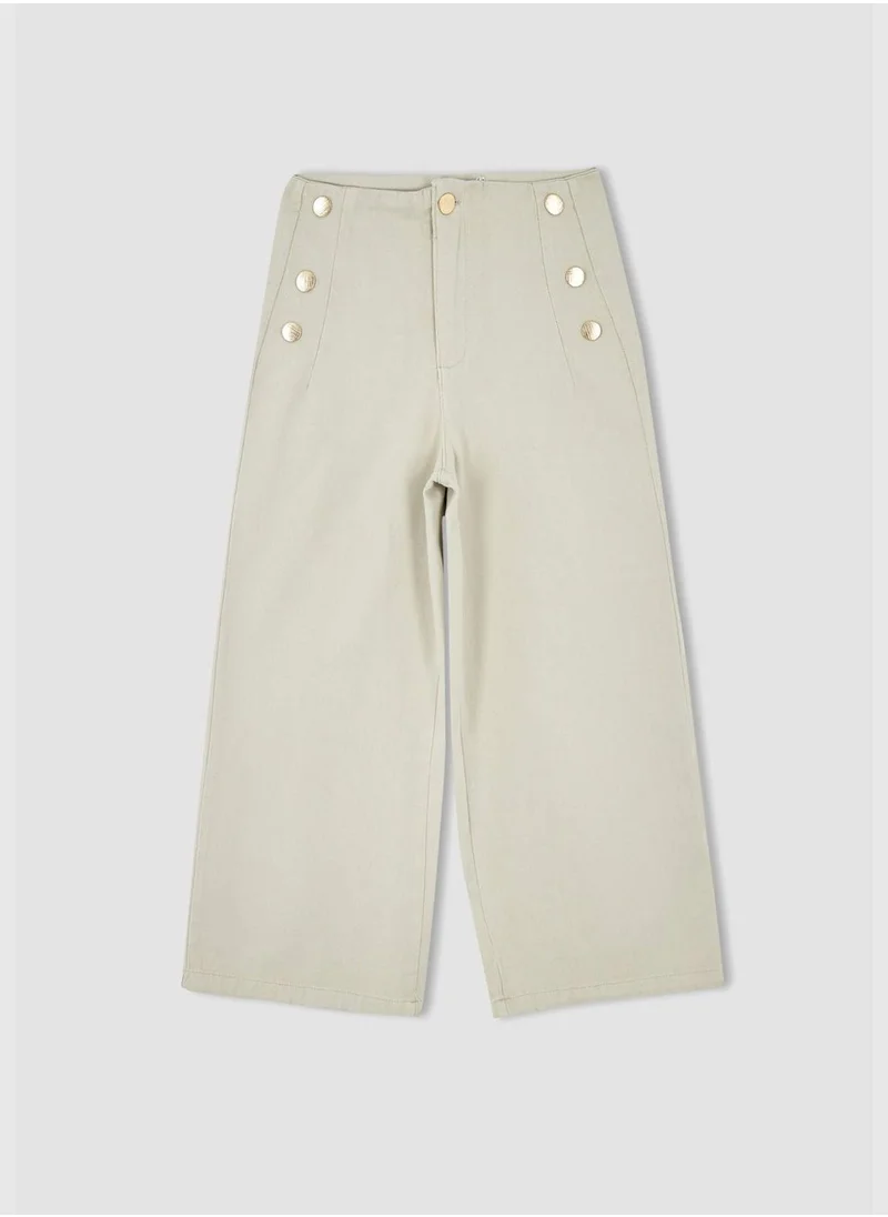 ديفاكتو Woman Crop Wide Leg Trousers