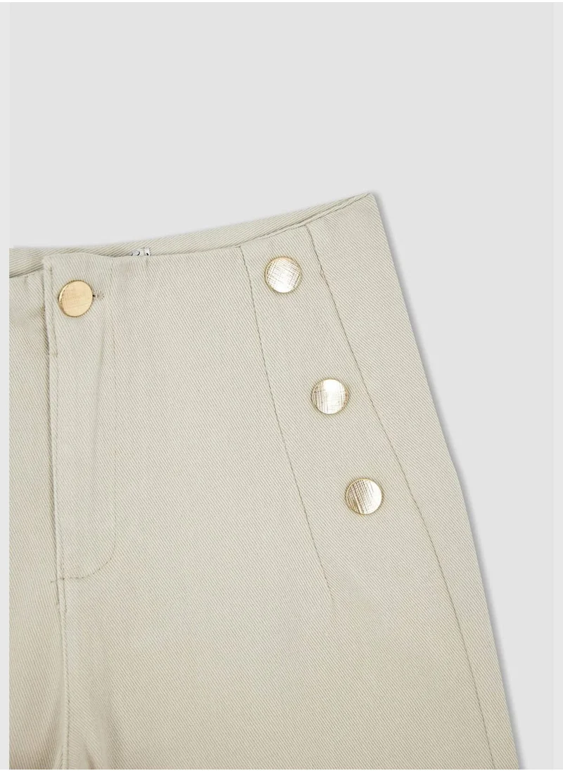 ديفاكتو Woman Crop Wide Leg Trousers