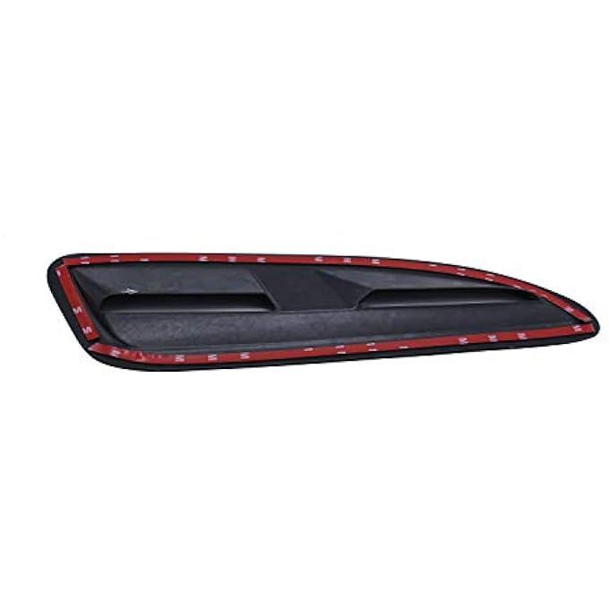 TAKPART 2pcs Air Intake Shovel Air Flow Intake Cover Bonnet Vent Cover Bonnet Vent for Jaguar XKR Style RS VXR Ford BMW - Image 5