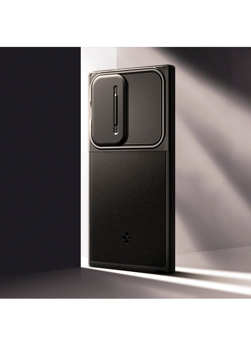 Spigen - Optik Armor for Samsung Galaxy S24 ULTRA case cover (2024) - Black - Image 1