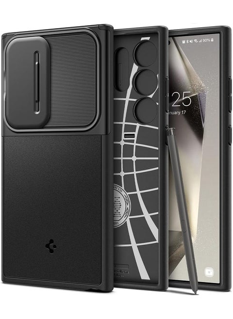 Optik Armor for Samsung Galaxy S24 ULTRA case cover (2024) - Black