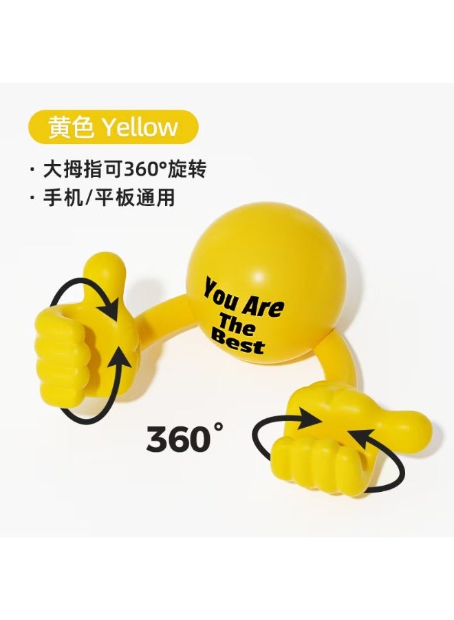 LumiArk Cute Flexible Cell Phone Stand - 360° Rotating Thumb Design, Multi - Angle Adjustable for Desk Use - Image 4