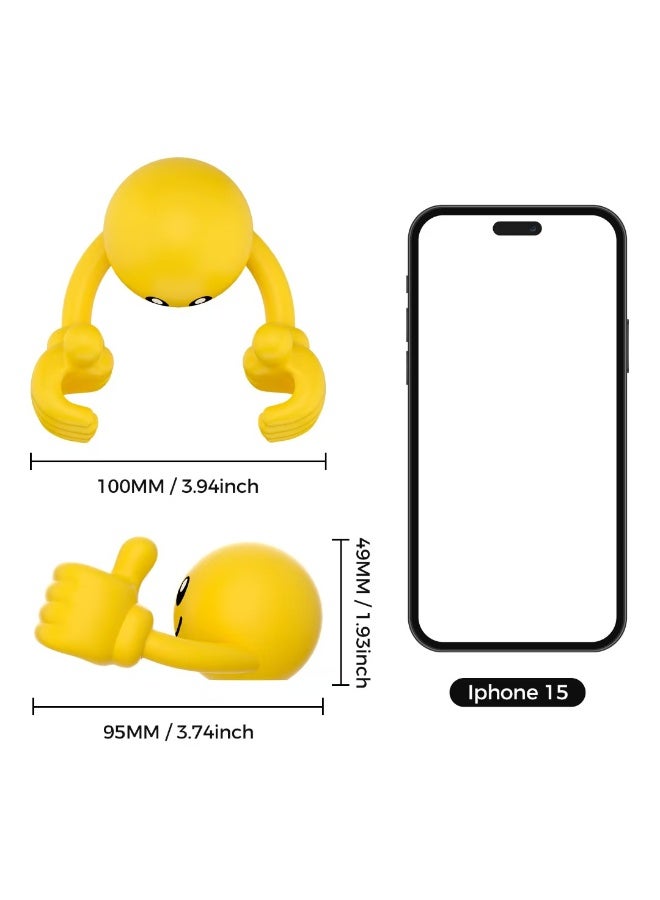 LumiArk Cute Flexible Cell Phone Stand - 360° Rotating Thumb Design, Multi - Angle Adjustable for Desk Use - Image 5