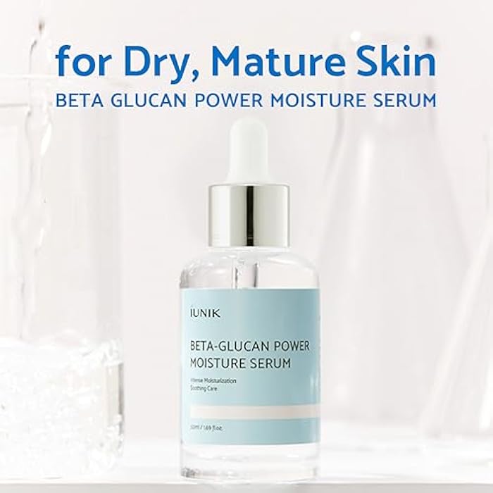 IUNIK Beta Glucan Daily Moisture Cream Beta-Glucan Power Deep Moisture Serum Intense Hydration Fortifying Skin Barrier Ultra Intense Hydrating Moisturizing Facial Moisturizer Korean - Image 2
