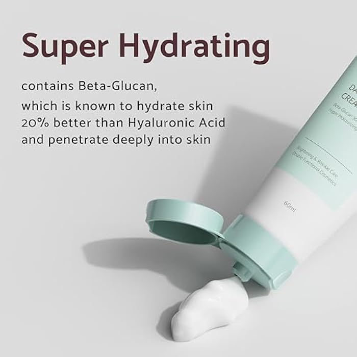 IUNIK Beta Glucan Daily Moisture Cream Beta-Glucan Power Deep Moisture Serum Intense Hydration Fortifying Skin Barrier Ultra Intense Hydrating Moisturizing Facial Moisturizer Korean - Image 5