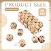 Sonwyoung 50 Pcs Wooden Dice Set 16mm Standard Wooden Dice Bulk 6 Sided with Rounded Corners Wood Game Dice with Carry Bag for Table Games Party Favors - Image 4