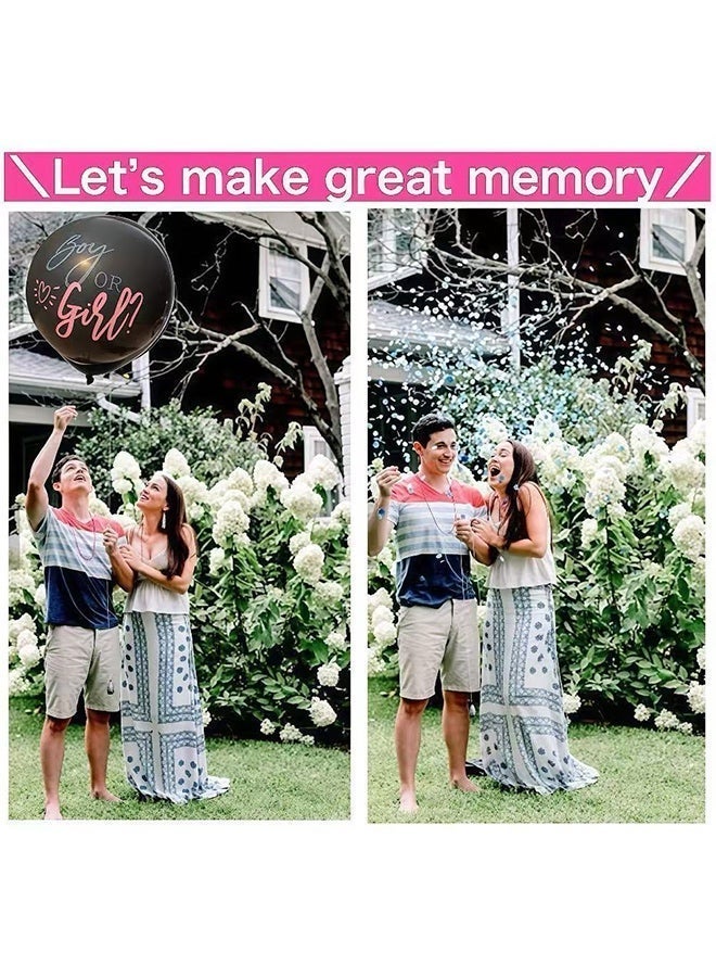 36-Inch Gender Reveal Balloon Boy or Girl Theme Party Decorations - Image 3
