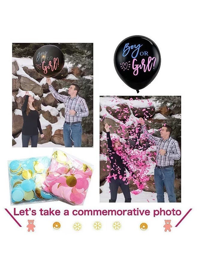 36-Inch Gender Reveal Balloon Boy or Girl Theme Party Decorations - Image 4