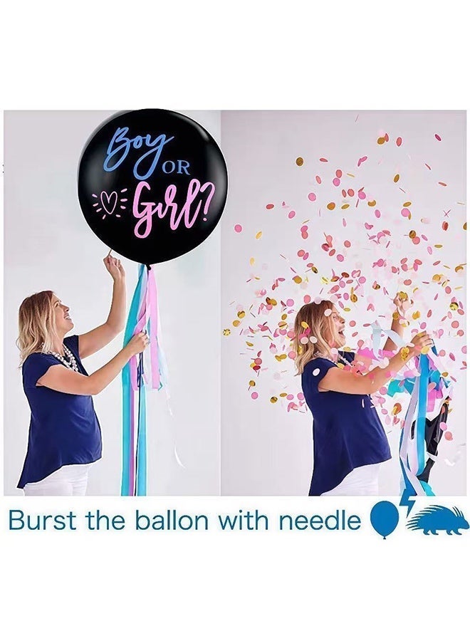 36-Inch Gender Reveal Balloon Boy or Girl Theme Party Decorations - Image 5