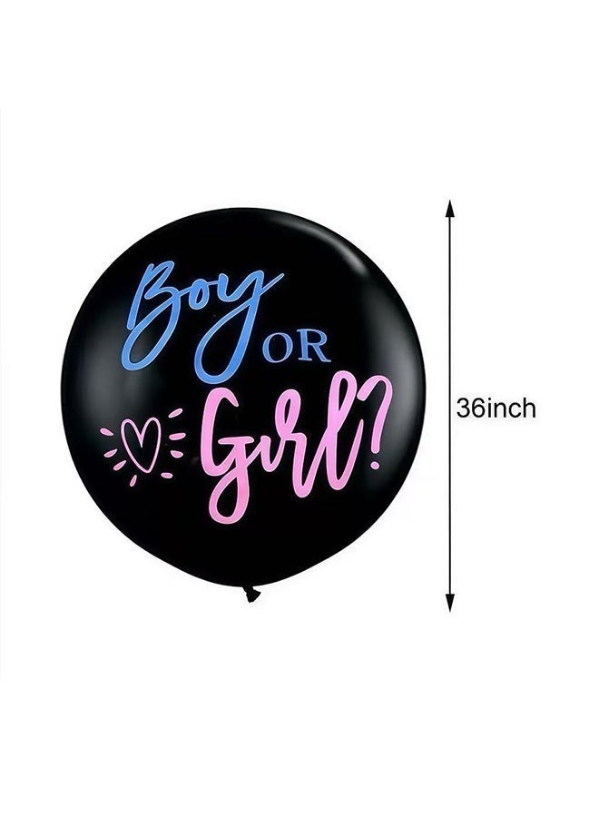 36-Inch Gender Reveal Balloon Boy or Girl Theme Party Decorations - Image 2