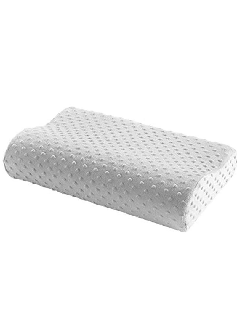 Memory Foam Pillow 60x38x10cm, Neck Designed Sleeping Pillow, Strong Neck Support Contour Bed Pillow Suitable for Side Sleepers