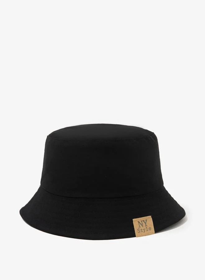 تايك تو قبعة دلو قطنية سوداء