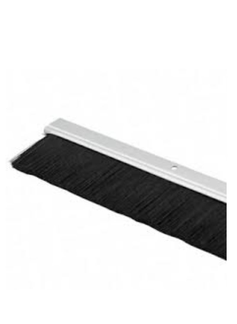 KNP KNP 1.2M Door Seal Bottom Brush with 4Pcs Screws White  - Image 1