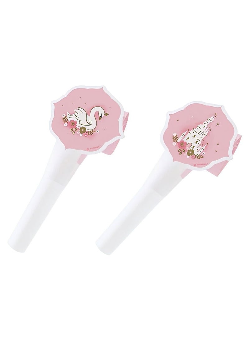 Riethmüller Princess Party Horns Pink White Gold Castle 8-Pack