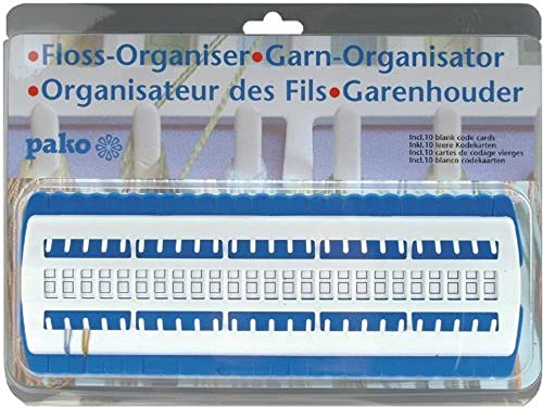 Pako Organiser Storage Floss Organiser - Cross Stitch Accessories - for Embroidery Thread - with 10 Blank Code Cards - Image 1