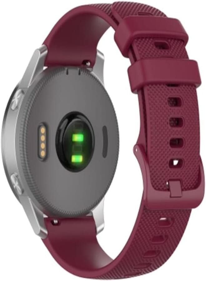 ClickAE 22MM Strap/Band for Amazfit GTR 47mm/GTR 2/GTR 2e/ GTR3 / GTR4 /Amazfit Pace/Amazfit Stratos/Stratos 2/Stratos 3 /Amazfit 2/2s/Amazfit Nexo (Wine Red)