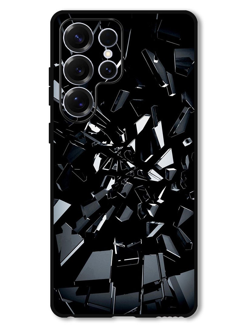 Theodor Protective Case Anti Scratch Shock Proof Bumper Cover For Samsung Galaxy S25 Ultra Black 1 - Image 1