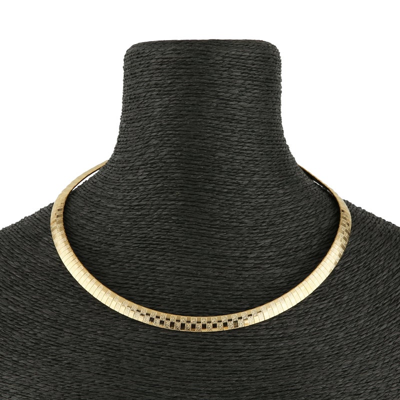 HZMAN Stainless Steel Omega Chain 8mm Solid 18 inch Necklace and 8.5 inch Bracelet Set - Image 2