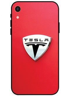 Protective Case Cover For Apple iPhone XR Tesla Logo