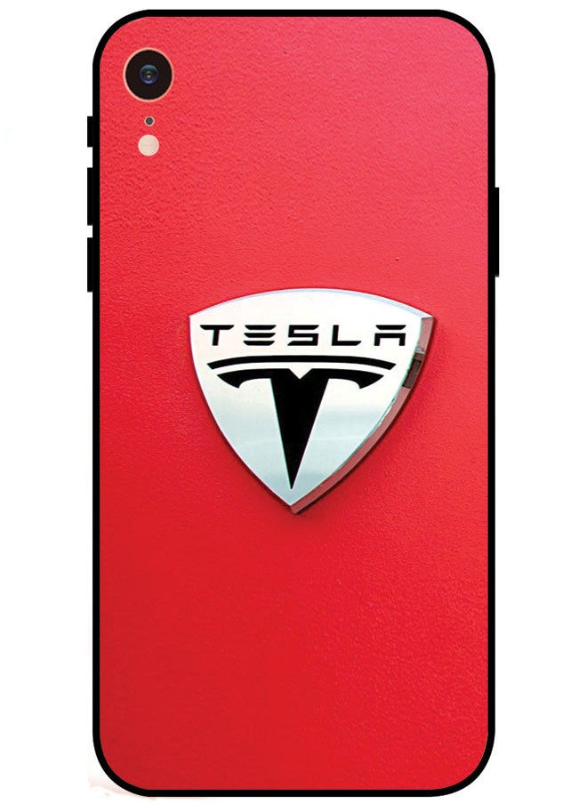 EYE CATCH - Protective Case Cover For Apple iPhone XR Tesla Logo - Image 1
