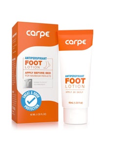 Carpe Carpe Antiperspirant Foot Lotion, A dermatologist-recommended solution to stop sweaty, smelly feet, Helps prevent blisters, Great for hyperhidrosis  - Image 1