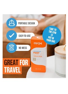 Carpe Carpe Antiperspirant Foot Lotion, A dermatologist-recommended solution to stop sweaty, smelly feet, Helps prevent blisters, Great for hyperhidrosis  - Image 3