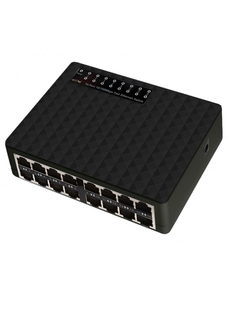 airlive - plug-and-play unmanaged Fast Ethernet switch , Live-16E switch is equipped with 16 x 10/100Mbps RJ45 ports - Image 1