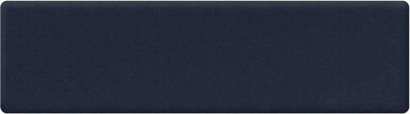 GelPro Anti Fatigue Nonslip Mat: Hard Floor Utility Mats for Garage, Patio and Kitchen - 20" x 72" x .5" - Leather Grain Navy - Image 1