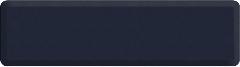 GelPro Anti Fatigue Nonslip Mat: Hard Floor Utility Mats for Garage, Patio and Kitchen - 20" x 72" x .5" - Leather Grain Navy - Image 2